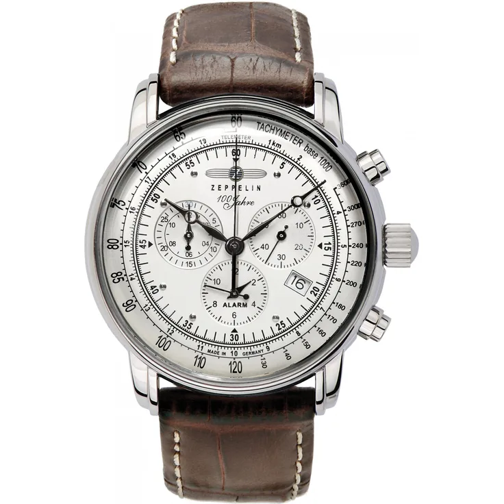 Zeppelin ChronoAlarm 76801 Herrenchronograph Made in Germany