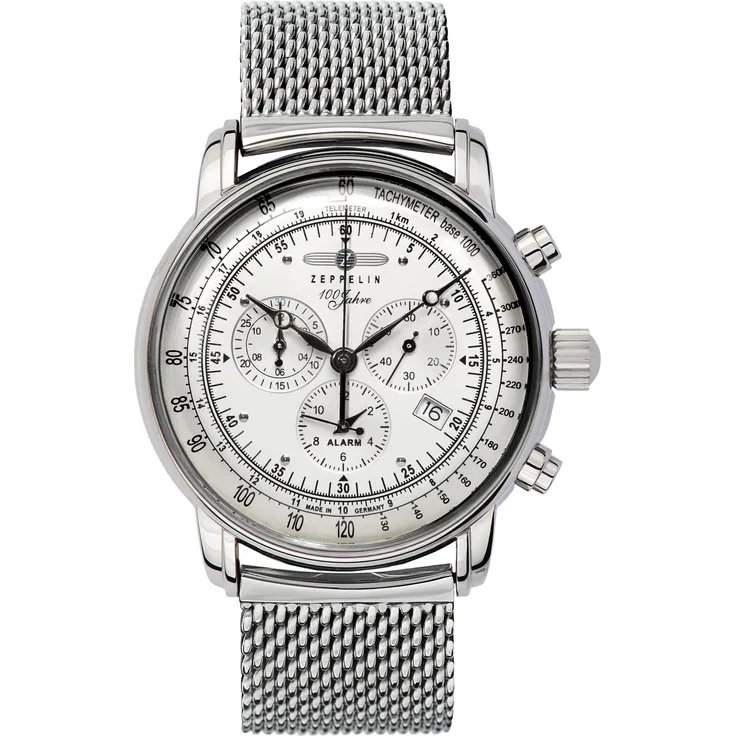 Zeppelin ChronoAlarm 7680M1 Herrenchronograph Made in Germany