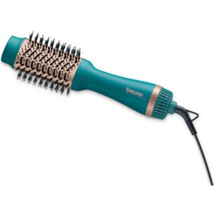 Beurer HC 45 Ocean Volumen- und Haartrocknungsbürste, Warmluftbürste, für mehr Volumen, Keramik-Keratin Beschichtung, 2 Heiz- und Gebläsestufen, Ionenfunktion, blaui – Bild 1