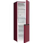 Gorenje NK79C0DR Kühl-Gefrierkombination, freistehend, bordeaux-rot, Energieklasse C - Preisvergleich