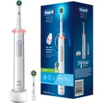 Oral-B Pro 3 3000 Cross Action White Elektrische Zahnbürste, 2 Aufsteckbürsten