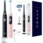 Oral-B iO Series 6 Black Lava/Pink Sand Duopack Elektrische Zahnbürste mit 2. Handstück