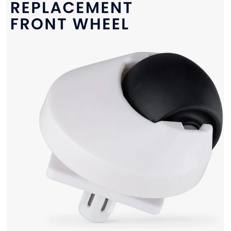 kwmobile Saugroboter Zubehör-Set, Front Laufrad kompatibel mit Roborock S65/S55 Max/S65 Pure/S45 Max/S7/S75/S7 Max/T7S Plus/G10 - Vorderrad Ersatz Rad Frontrolle - Staubsauger Zubehör für Saugroboter – Bild 3