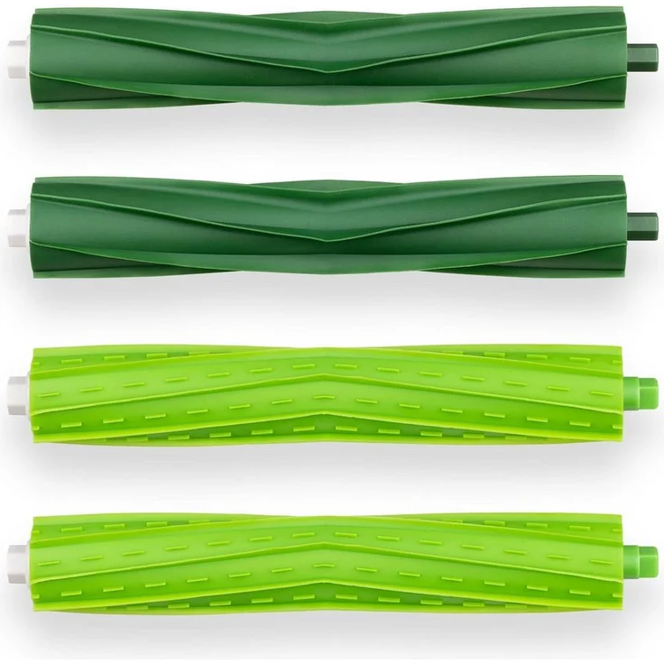 kwmobile Saugroboter Zubehör-Set, 4x Hauptbürste kompatibel mit iRobot Roomba e5 / e6 / e7 / i7 / i7+ - Bürste für Staubsaugroboter - Staubsauger Zubehör Saugroboter Ersatzteil Set – Bild 4