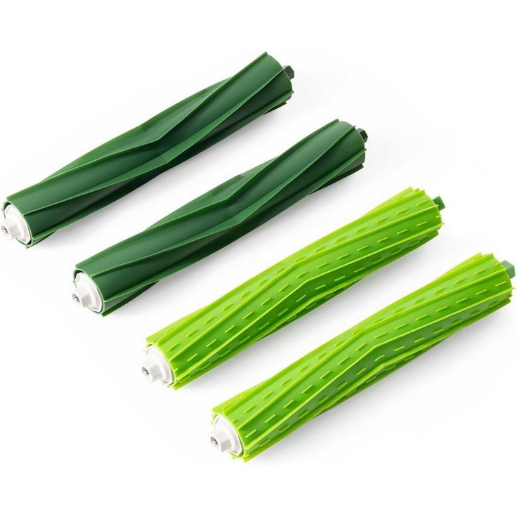 kwmobile Saugroboter Zubehör-Set, 4x Hauptbürste kompatibel mit iRobot Roomba e5 / e6 / e7 / i7 / i7+ - Bürste für Staubsaugroboter - Staubsauger Zubehör Saugroboter Ersatzteil Set