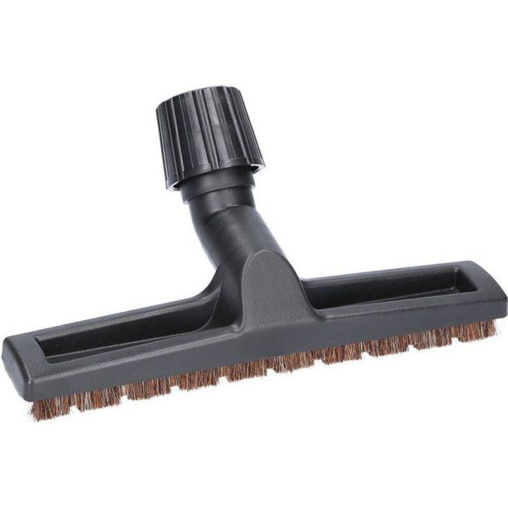 McFilter Parkettdüse Universal mit Vario-Anschluss, Zubehör für alle Staubsauger mit Saugrohranschluss (30-37 mm), mit 2 Bürsten, Rosshaar, 2 Filzlaufräder an Unterseite – Bild 5