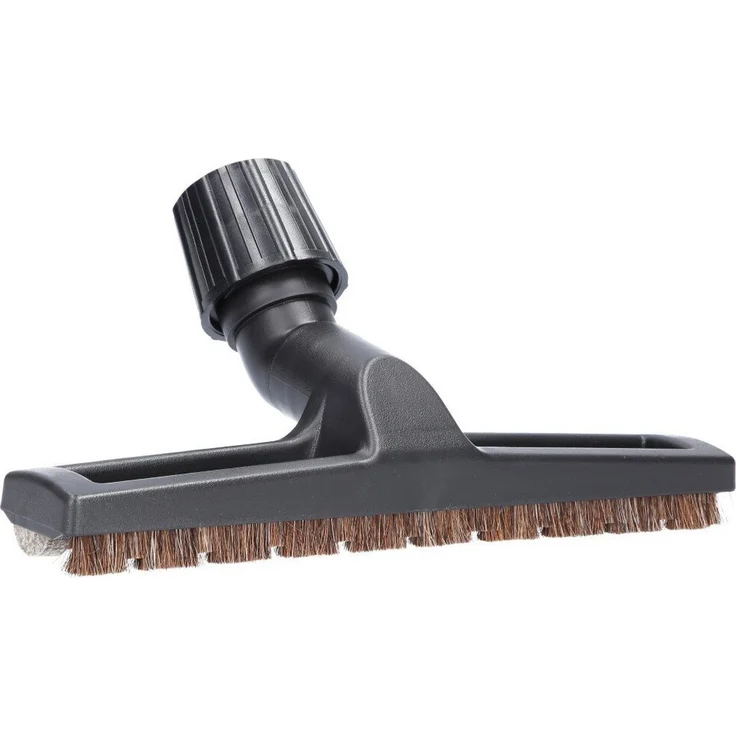 McFilter Parkettdüse Universal mit Vario-Anschluss, Zubehör für alle Staubsauger mit Saugrohranschluss (30-37 mm), mit 2 Bürsten, Rosshaar, 2 Filzlaufräder an Unterseite – Bild 3