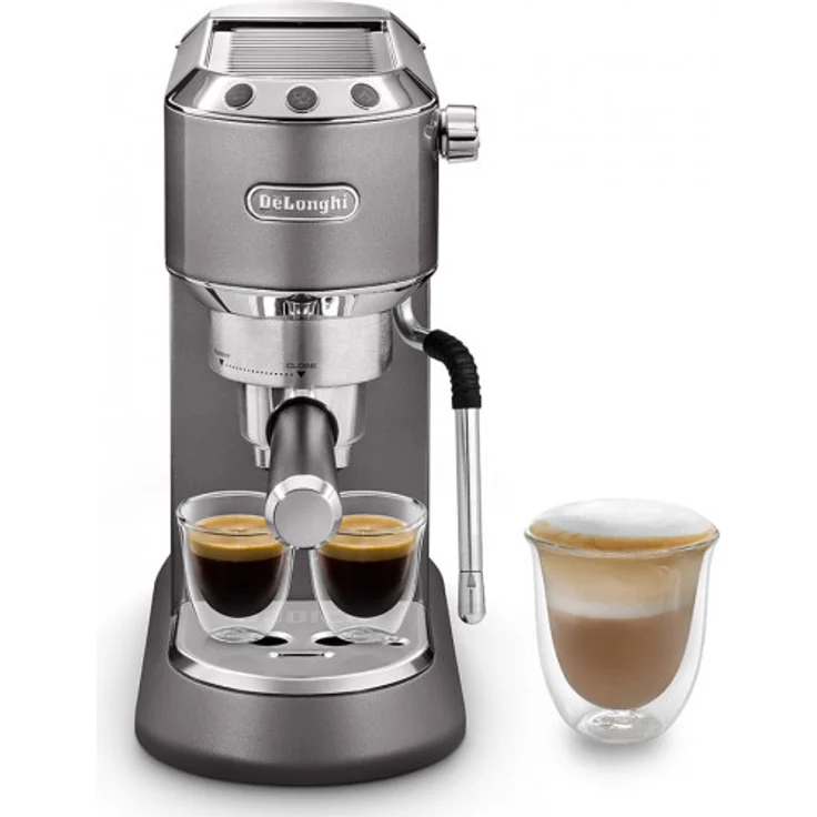 De'Longhi Dedica Arte EC885.GY Espressomaschine, grau – Bild 1