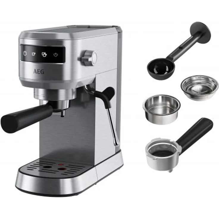 AEG EC6-1-6ST Espressomaschine silber – Bild 1