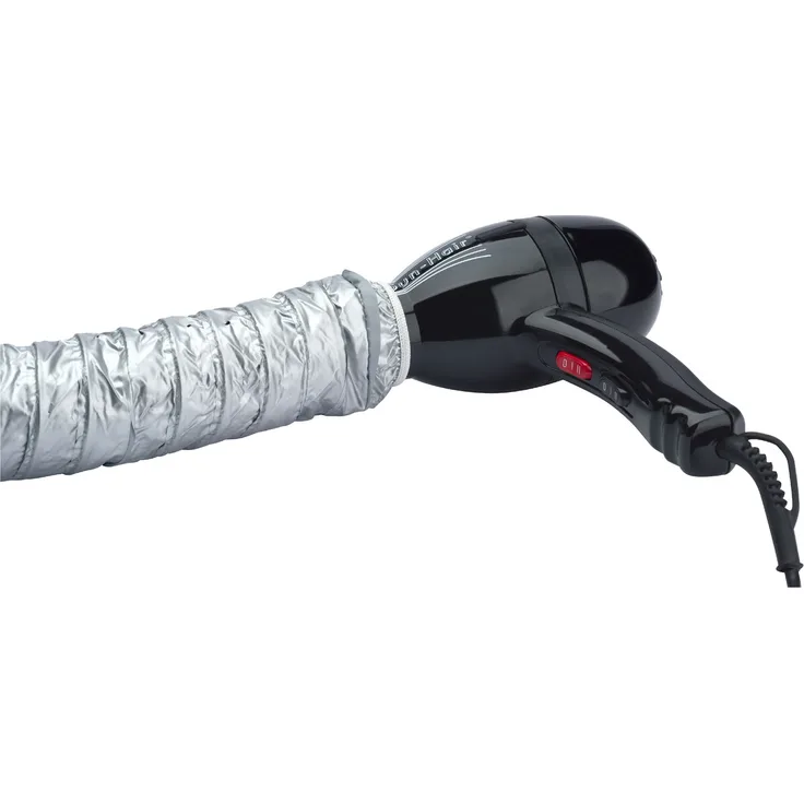 Ultron Trockenhaube Alu, mit verstärkter Hülle, passt auf alle Haartrockner, silber