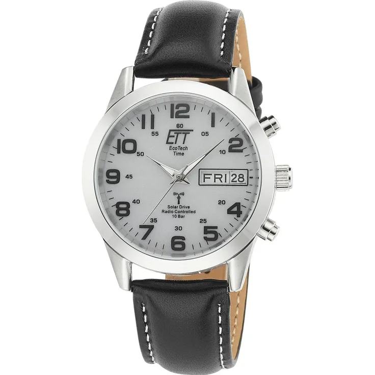 Eco Tech Time Solar Drive Funk ETT Gobi EGS 11436 12L Herrenfunkuhr