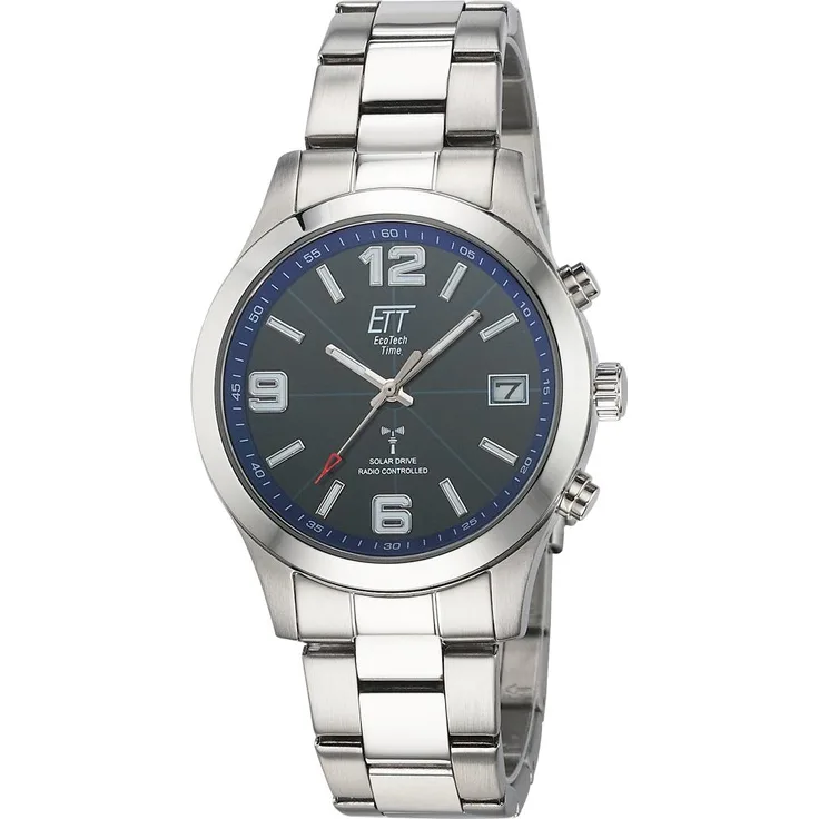 Eco Tech Time Solar Drive Funk ETT Gobi EGS 11485 32M Herrenfunkuhr