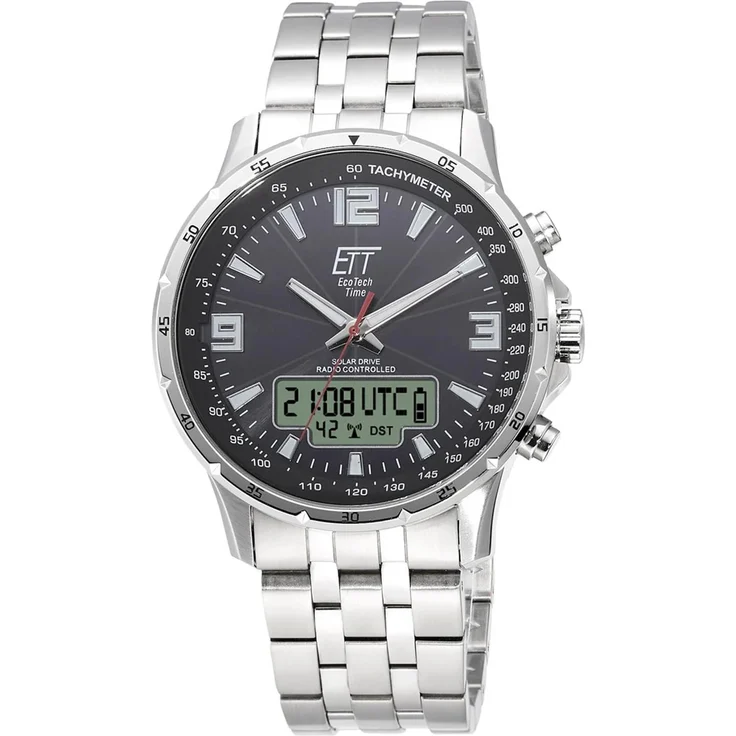 Eco Tech Time Solar Drive Funk Professional EGS 11551 21M Herrenfunkuhr – Bild 1
