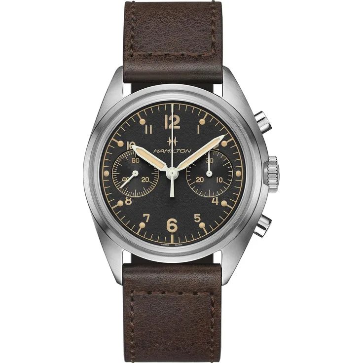 Hamilton Khaki Pilot Pioneer Mechanical Chrono H76409530 Herren Automatikchronograph