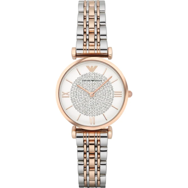 Emporio Armani 2 ZEIGER AR1926 Damenarmbanduhr Design Highlight – Bild 1