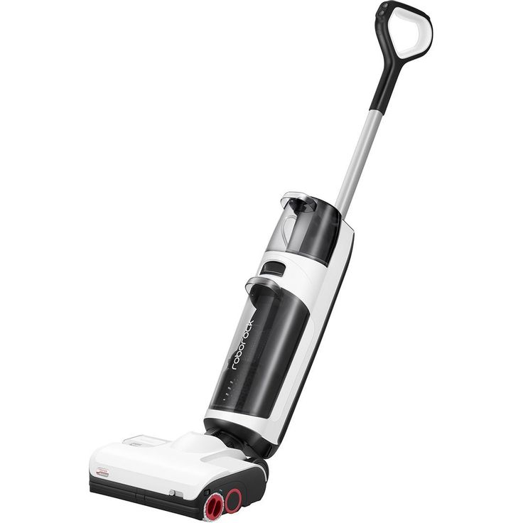 Roborock Dyad Pro Waschsauger, 43 min Akkubetrieb, Selbstreinigungs- und Trockensystem, Nass- und Trockensaugen, weiß-schwarz