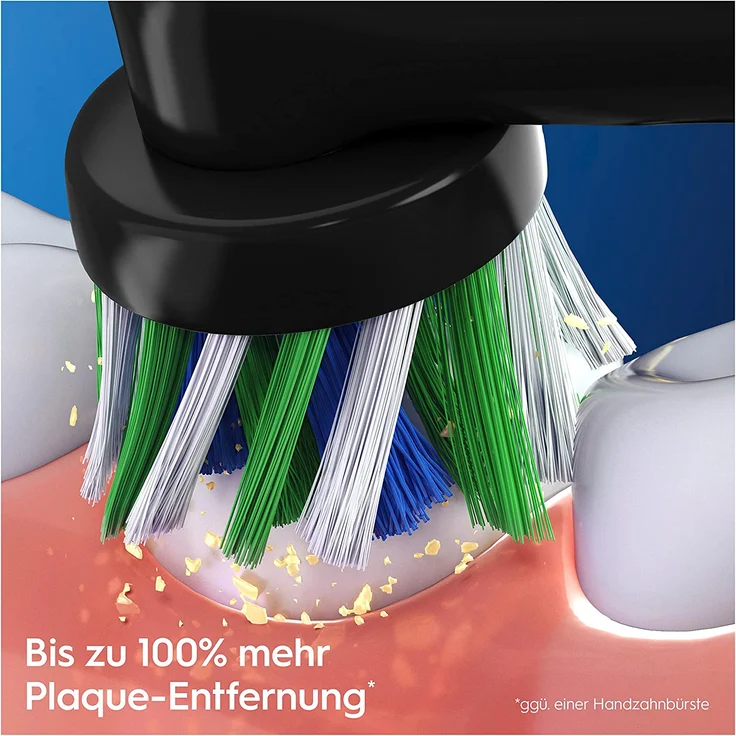 Oral-B CrossAction Black Ersatzbürsten, EB50BRB 12 Stück, schwarz – Bild 2