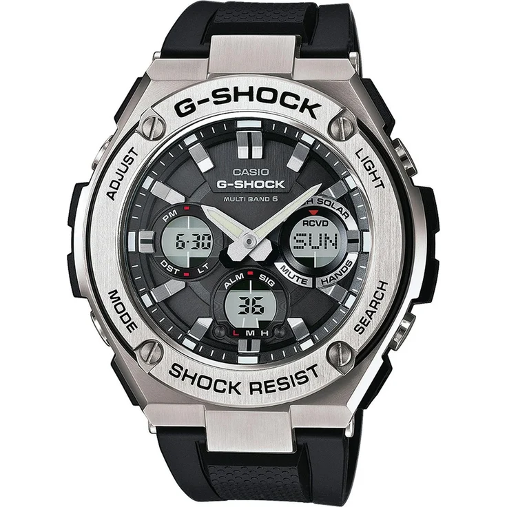 Casio G-Shock G-STEEL Solar Funkuhr GST-W110-1AER – Bild 1