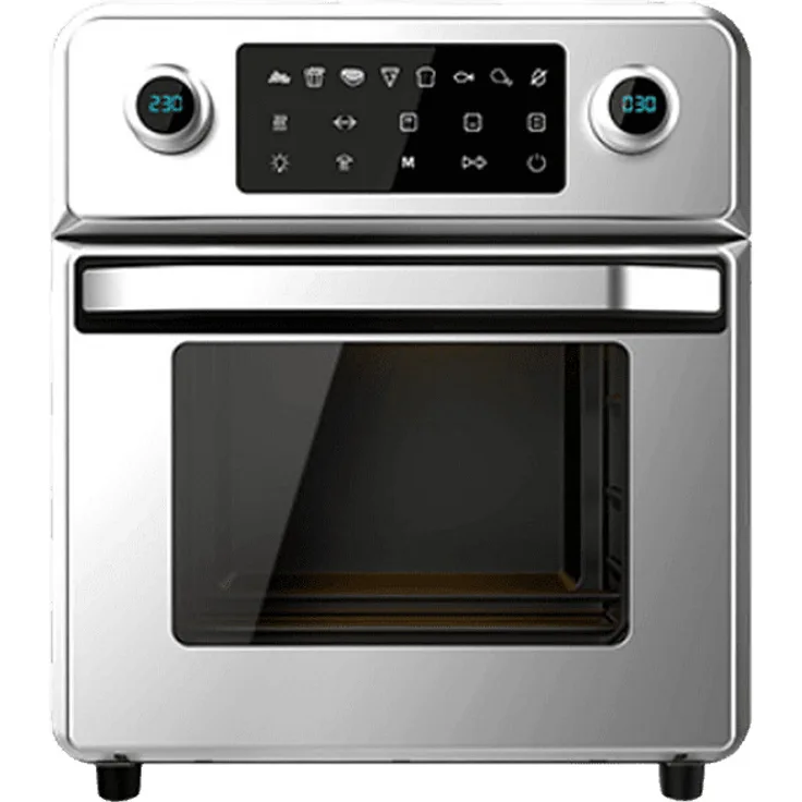 Cecotec Bake&Fry Minibackofen, Standgerät, Garraum 14 l, 1700 W, edelstahl