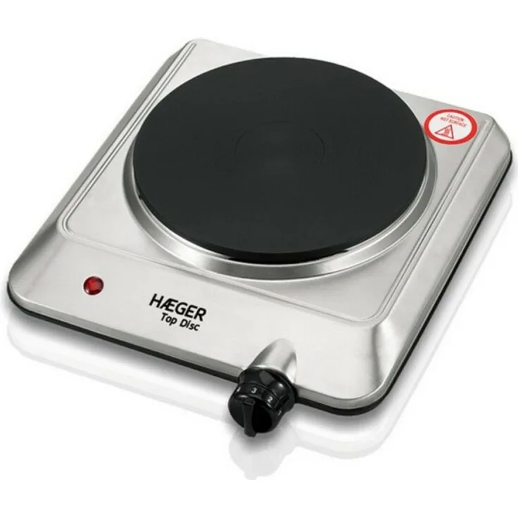 Elektrische Heizplatte Haeger Top Disc Edelstahl 1 Kocher 1500W