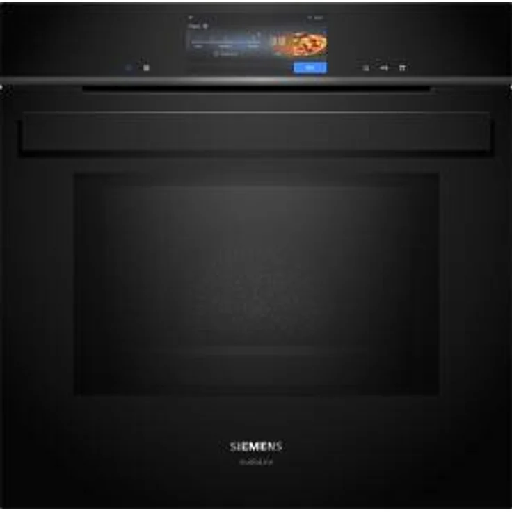 Siemens HN978GQB1 Backofen mit Mikrowelle und Dampffunktion, studioLine, Bräunungssensor, TFT-Full-Touch, cookControl, Sprachsteuerung, activeClean, Einbaugerät, Breite 59,4 cm, Garraum 67 l, schwarz