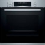 Bosch HBD674CS81 Backofenset, Einbaubackofen HBA578BS0 + Induktionskochfeld PIE845BB5E, Einbaugerät, Breite 59,4 cm, Garraum 71 l, edelstahl, schwarz