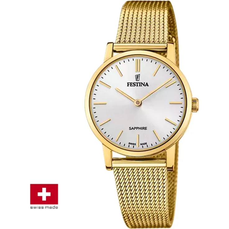 Festina Damenarmbanduhr F20023/1 Swiss Made