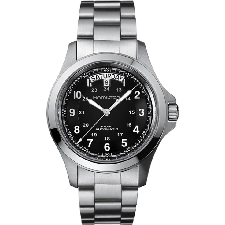 Hamilton Khaki H64455133 Sportliche Herrenuhr Sehr gut ablesbar