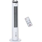Homcom Luftkühler Mit Wasserkühlung Fernbedienung Turmventilator Standventilator Mit Luftbefeuchtung