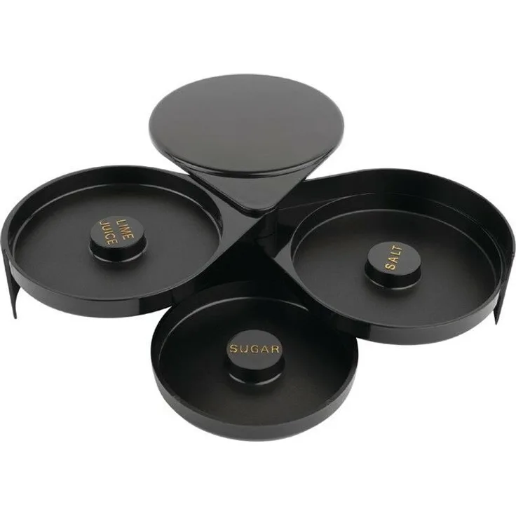 Olympia Cocktail Glasumrander, 3 Fächer, Kunststoff