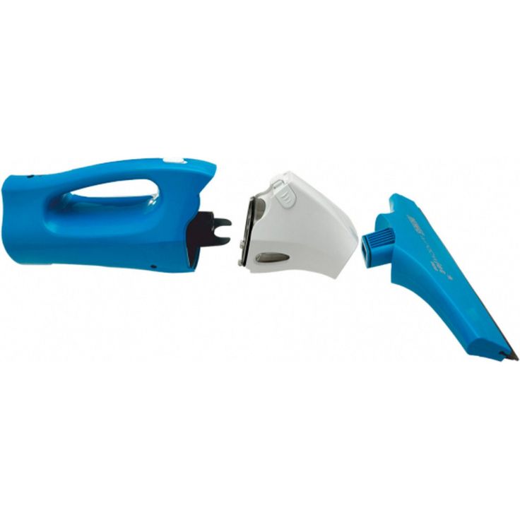 Thomas Windowjet 2in1 Fenstersauger, 45 min Akkubetrieb, inkl. breiter und schmaler Absaugdüse, blau-weiß – Bild 4