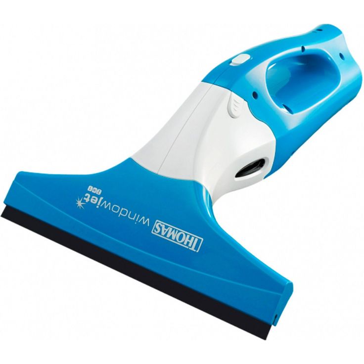 Thomas Windowjet 2in1 Fenstersauger, 45 min Akkubetrieb, inkl. breiter und schmaler Absaugdüse, blau-weiß – Bild 2