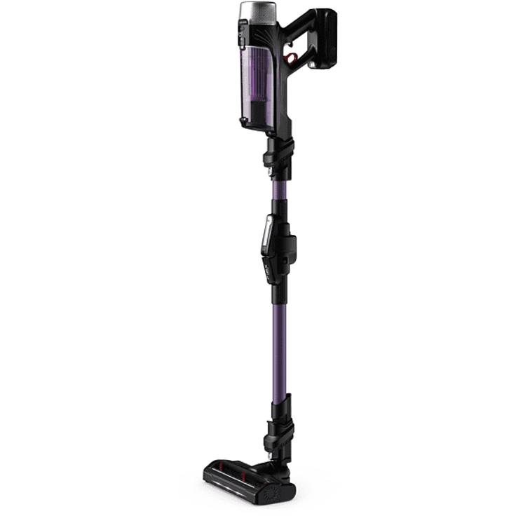 Rowenta RH2039 X-Force Flex 9.60 Allergy Handstaubsauger, 45 min Akkubetrieb, mit Flex-Gelenk, schwarz-lila – Bild 2