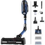 Rowenta RH98C0 X-Force Flex 12.60 Aqua Handstaubsauger, 45 min Akkubetrieb, mit Aqua-Düse, schwarz-blau