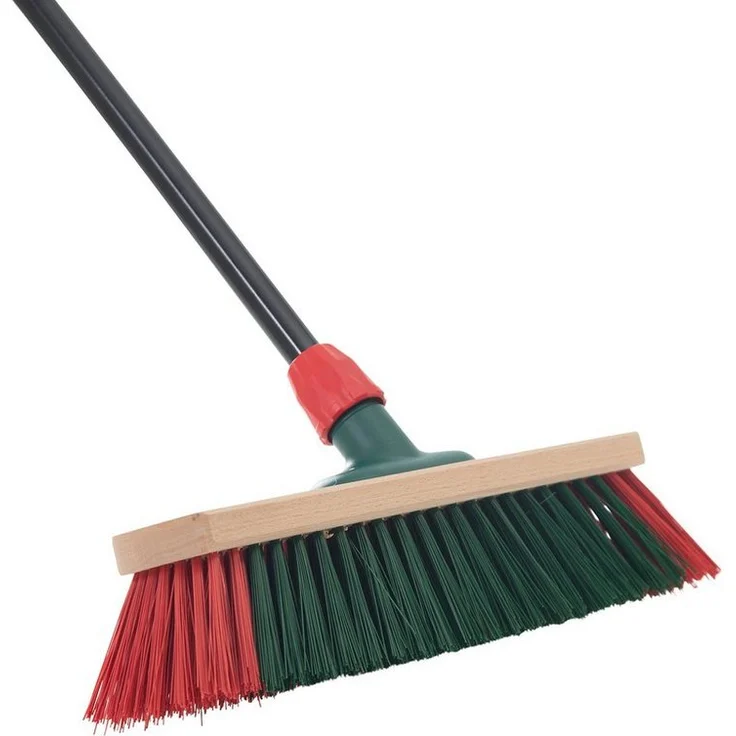 Novaliv Kehrgarnitur, kehren draußen, (Spar-Set, 2-tlg., Straßenbesen, Kehrblech, Handfeger), robuste Elastonborsten – Bild 2