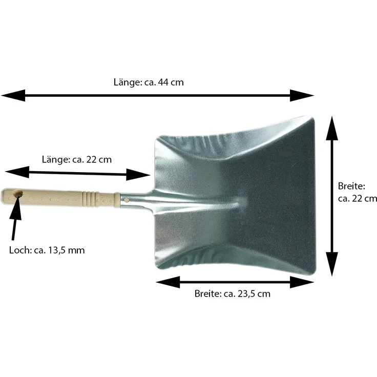 Novaliv Kehrgarnitur 19774-Var, kehren außen, (Spar-Set, 1-tlg., Handbesen u. Kehrblech), für groben und nassen Schmutz – Bild 3