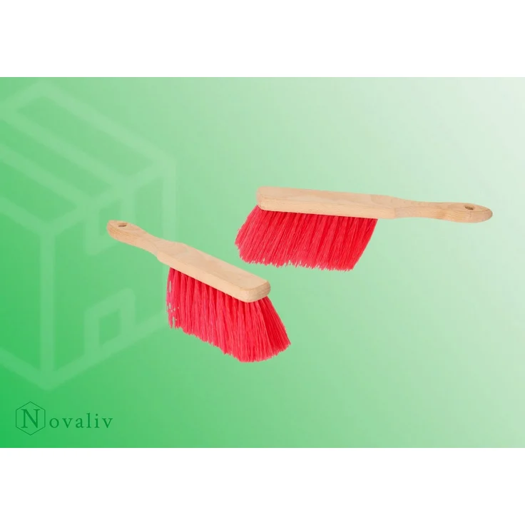 Novaliv Kehrgarnitur 19489undVar, kehren außen, (Spar-Set, 2-tlg., 2x Handbesen), für groben und nassen Schmutz – Bild 2