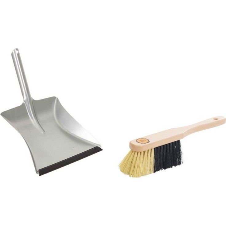 Novaliv Kehrgarnitur 19491undVar, fegen, kehren, indoor, (Spar-Set, 2-tlg., Handfeger, Kehrblech), feine weiche Kunsthaarborsten – Bild 5