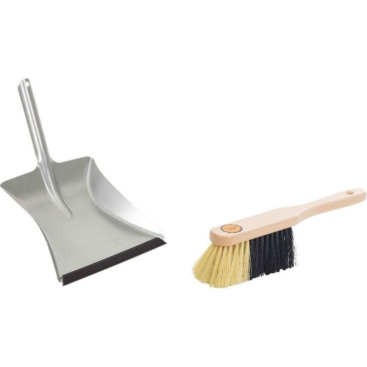 Novaliv Kehrgarnitur 19491undVar, fegen, kehren, indoor, (Spar-Set, 2-tlg., Handfeger, Kehrblech), feine weiche Kunsthaarborsten