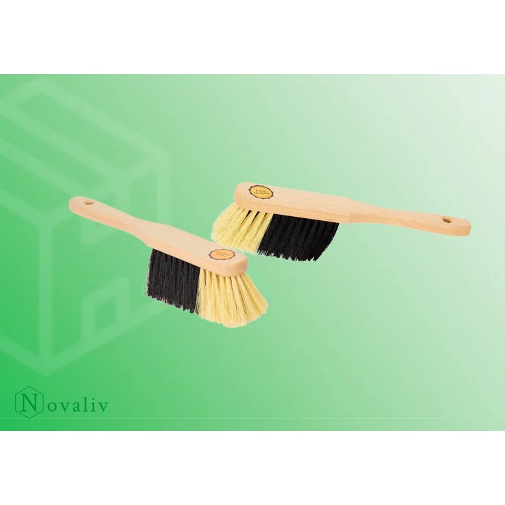 Novaliv Kehrgarnitur 19491undVar, fegen, kehren, indoor, (Spar-Set, 2-tlg., 2x Handfeger), feine weiche Kunsthaarborsten – Bild 3