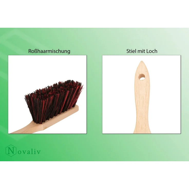 Novaliv Kehrgarnitur 19488undVar, kehren außen, (Spar-Set, 4-tlg., 4x Handbesen), für groben und nassen Schmutz – Bild 4