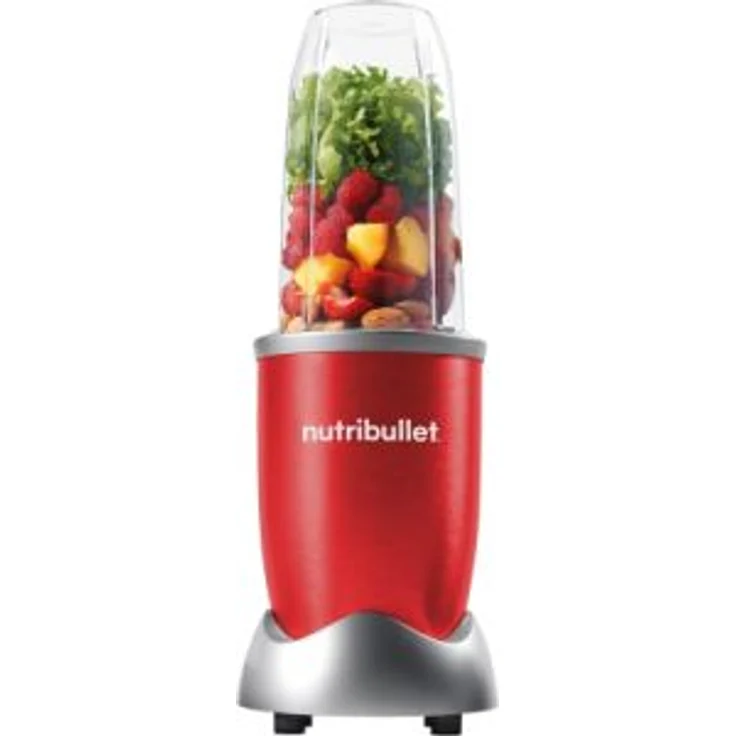 NutriBullet Pro 900 NB907 Standmixer, 900 Wat, 0,9 Liter, Kunststoff, Turbotaste, rot – Bild 1