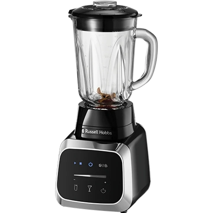 Russell Hobbs 28241-56 Standmixer, 1000 Watt, 1,5 l, Eis-Crusher, Timer, Kunststoff, schwarz, silber – Bild 1