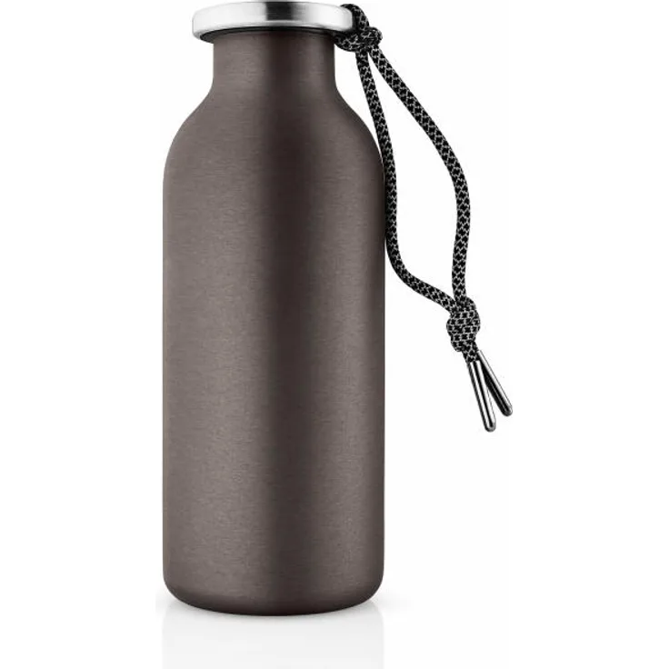 Eva Solo Isolierflasche 24/12 To Go, Thermoflasche, Edelstahl, Kunststoff, Chocolate, 500 ml, 505033