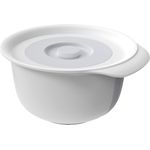 Rotho Rührschüssel Fresh mit Zusatzbehälter 4 L cool grey, 28,8 x 26 x 14,2 cm (L x B x H)