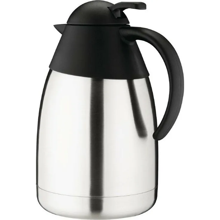 Olympia Thermoskanne 1,5L, Edelstahl und Polypropylen