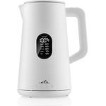 ETA Elsa ETA559790010 Wasserkocher, 1800 W, 1,5 L, 360°-Basis, Edelstahl, weiß