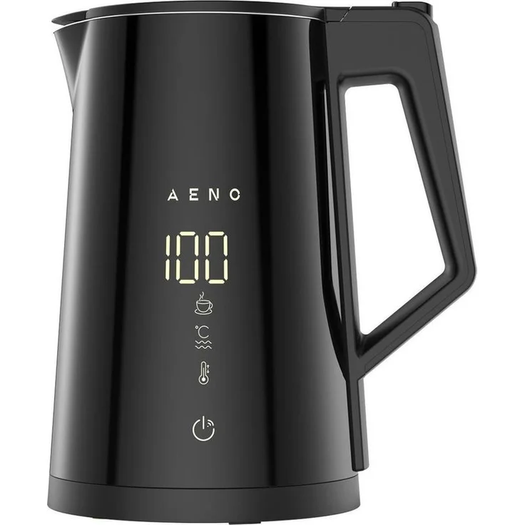 Aeno EK7S Wasserkocher, 2200W, 1,7 l, Strix, WiFi, LED Display, Abschaltautomatik, schwarz – Bild 1