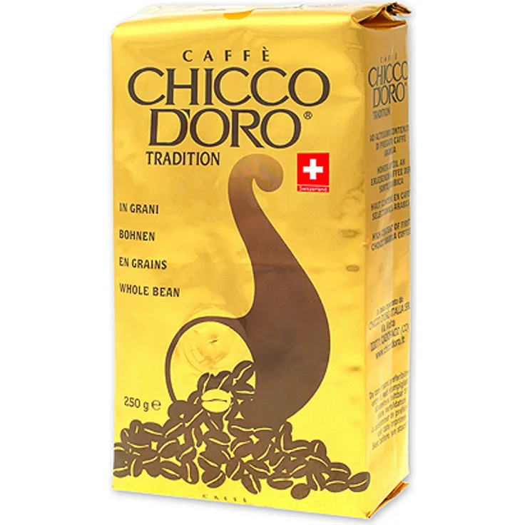 Cafe Chicco d Oro Tradition - 4x 250 g, ganze Bohne
