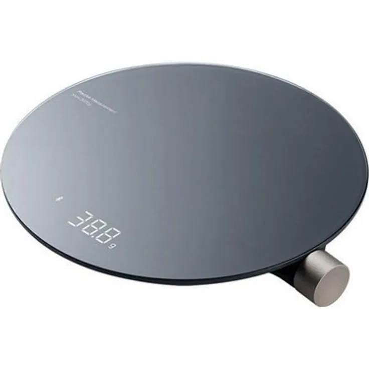 HOTO QWCFC001 Smart Küchenwaage, elektronisch, 1 g Teilung, max. 3 kg Tragkraft, LED-Anzeige, Bluetooth 4.0, schwarz